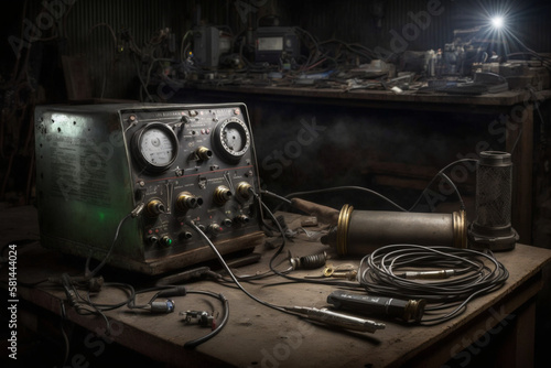 A series of welding tools and equipment, representing the world of metalworking and fabrication