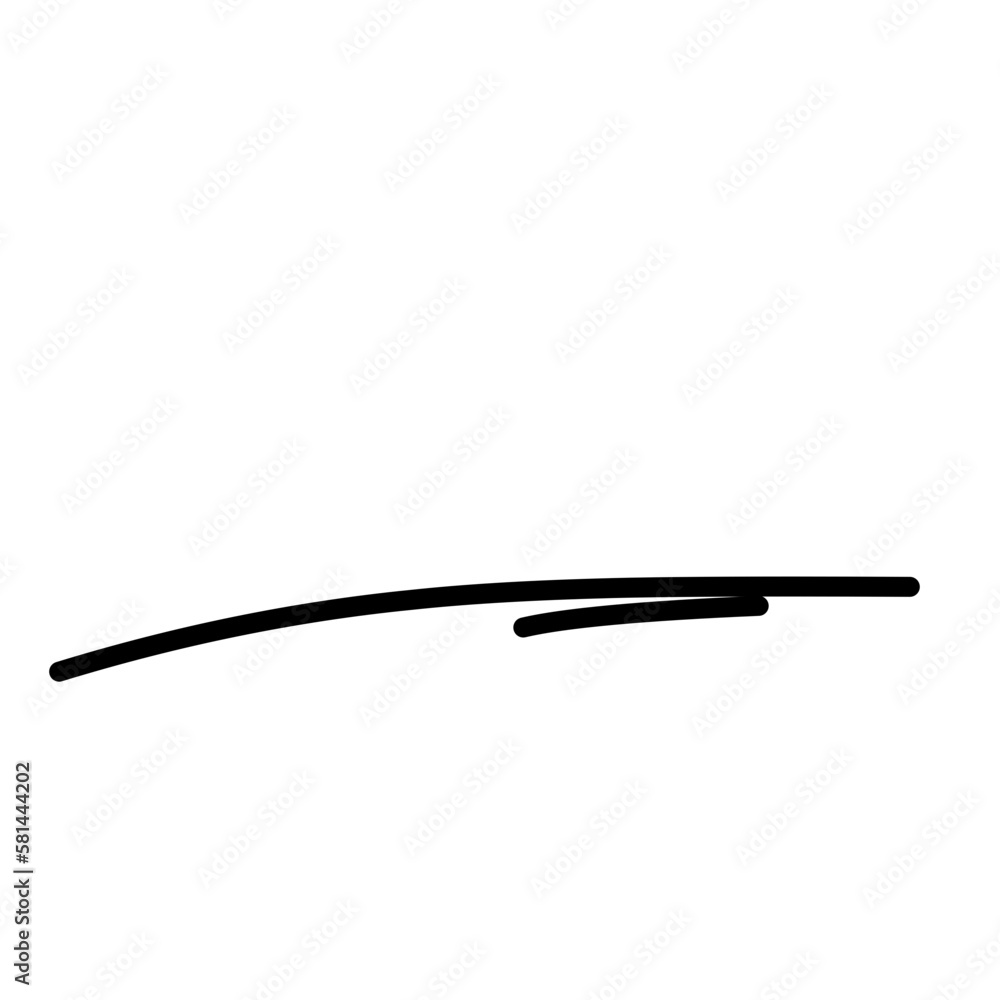 Line Vector, Line Brush, Underline element Line Vector, Line Brush, Underline element
