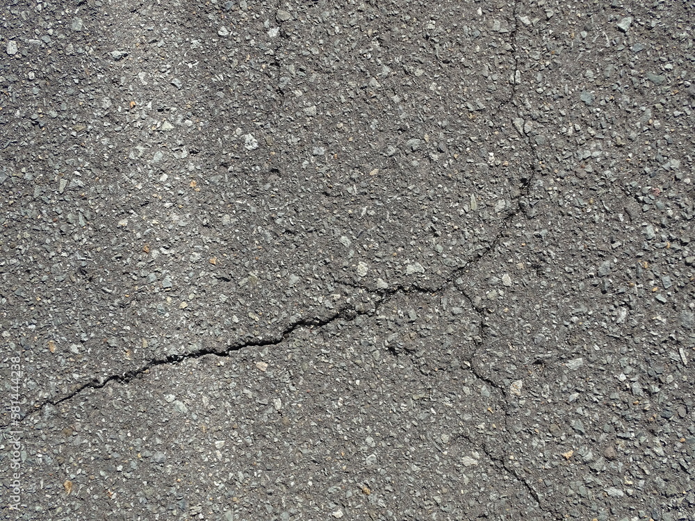 Fototapeta premium 道路のひび割れ