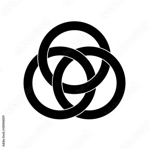 輪違紋・三つ輪違い（みつわちがい）