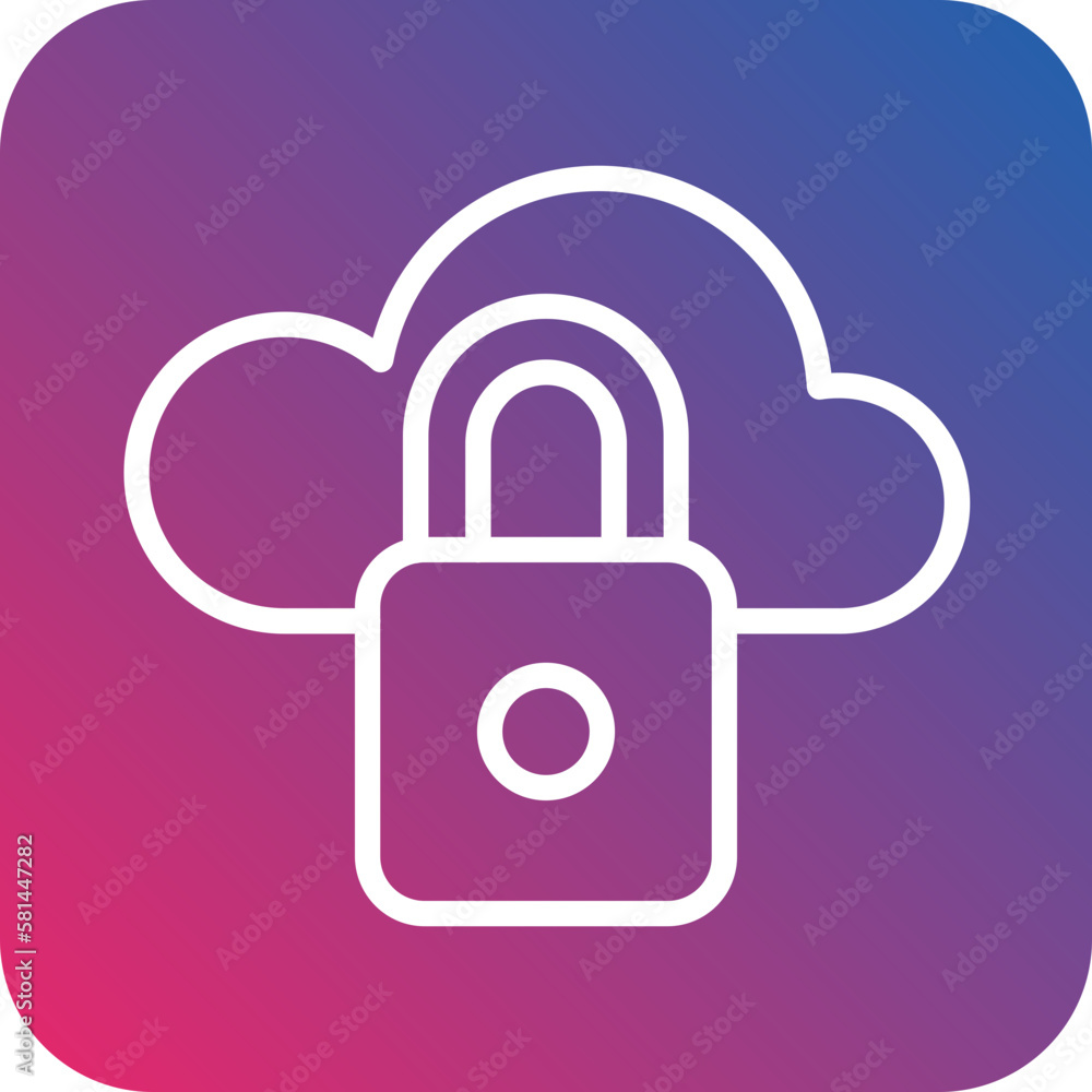 Vector Design Secure Icon Style Vector Design Secure Icon Style