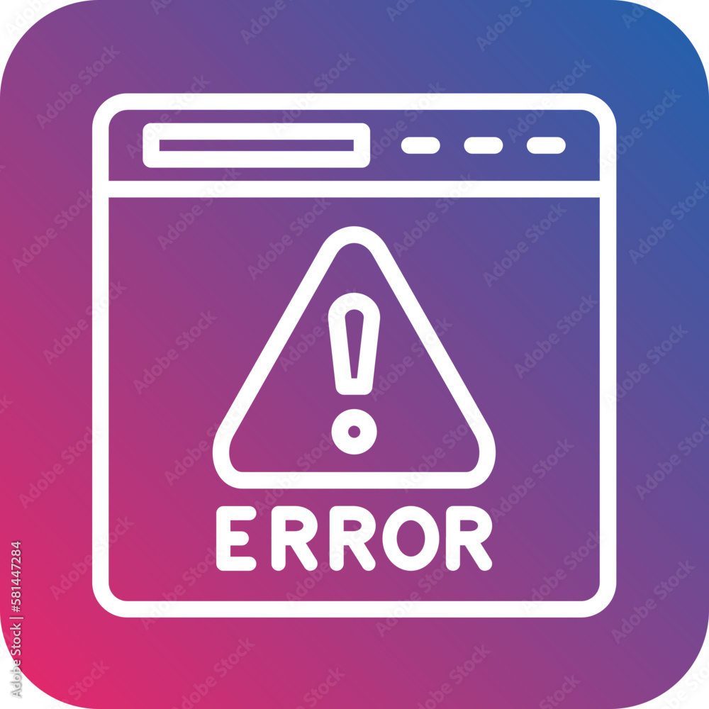 Vector Design Error Icon Style Vector Design Error Icon Style