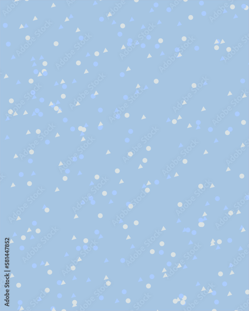 Cute Abstract Dots Vector Pattern. small circle triangle geometry white and blue color. Vector illustration. Vertical Background layout. Cute Abstract Dots Vector Pattern. small circle triangle geometry white and blue color. Vector illustration. Vertical Background layout.
