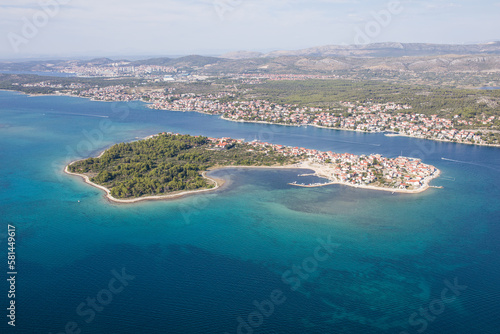 Fototapeta Naklejka Na Ścianę i Meble -  aerial view of the Croatia