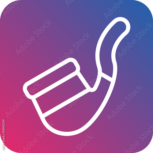 Vector Design Smoking Pipe Icon Style
