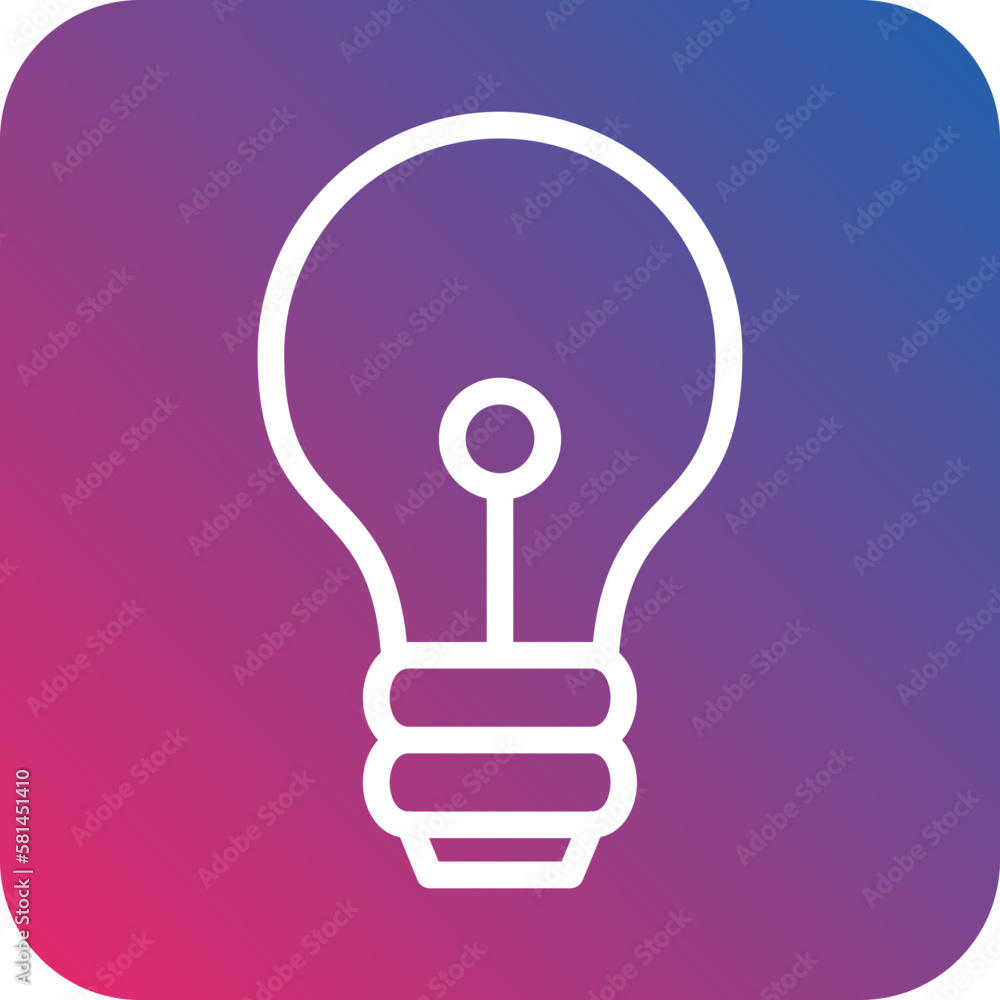Vector Design Lightbulb Icon Style Vector Design Lightbulb Icon Style