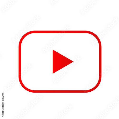 Free Download youtube icon red design transparant - GFXLoad