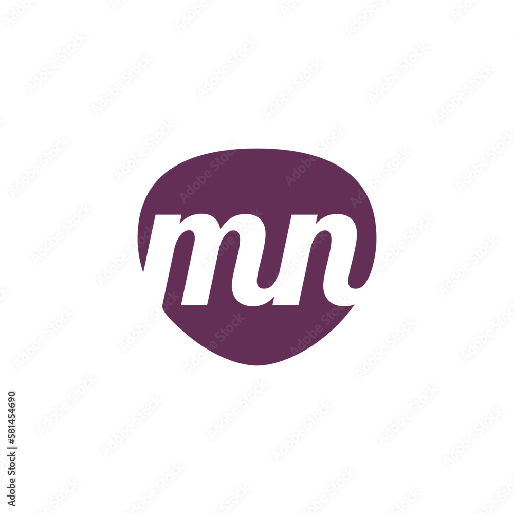 Simple Initial MN Logo Vector. Letter NM Abstract Icon. Modern, Elegant, Luxury, Vintage Simple Initial MN Logo Vector. Letter NM Abstract Icon. Modern, Elegant, Luxury, Vintage