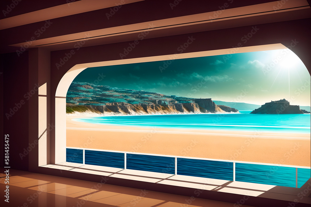 Fototapeta premium aegean sea. Generative ai.