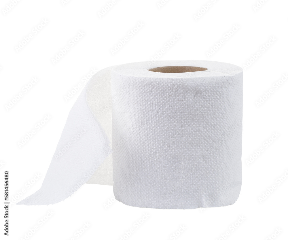 Simple toilet paper on transparent png Simple toilet paper on transparent png