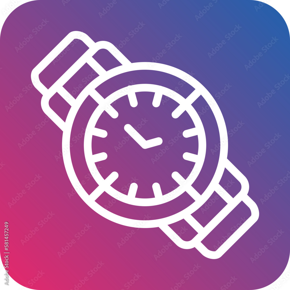 Vector Design Wristwatch Icon Style Vector Design Wristwatch Icon Style