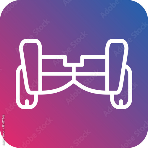 Vector Design Hoverboard Icon Style