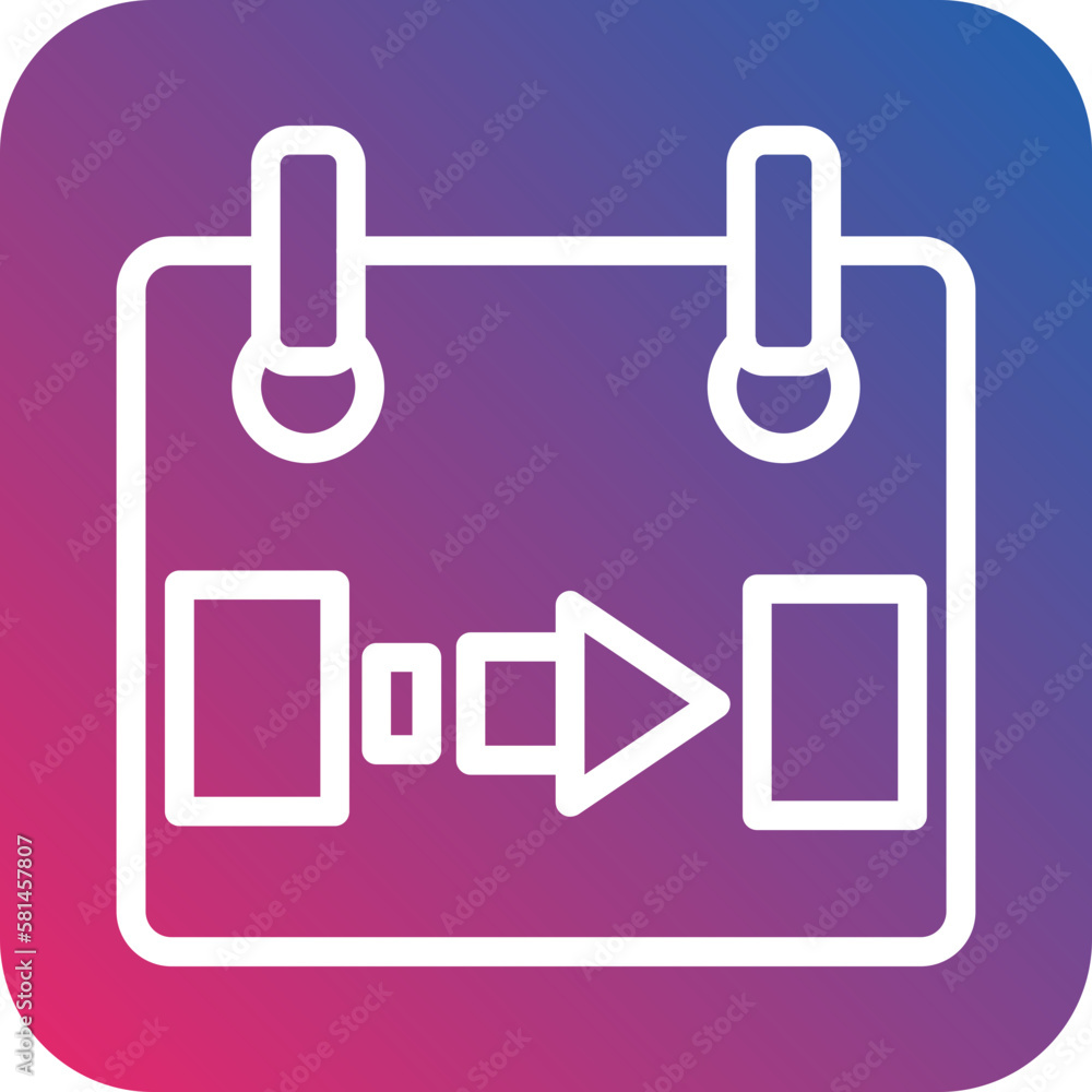Vector Design Tomorrow Icon Style Vector Design Tomorrow Icon Style