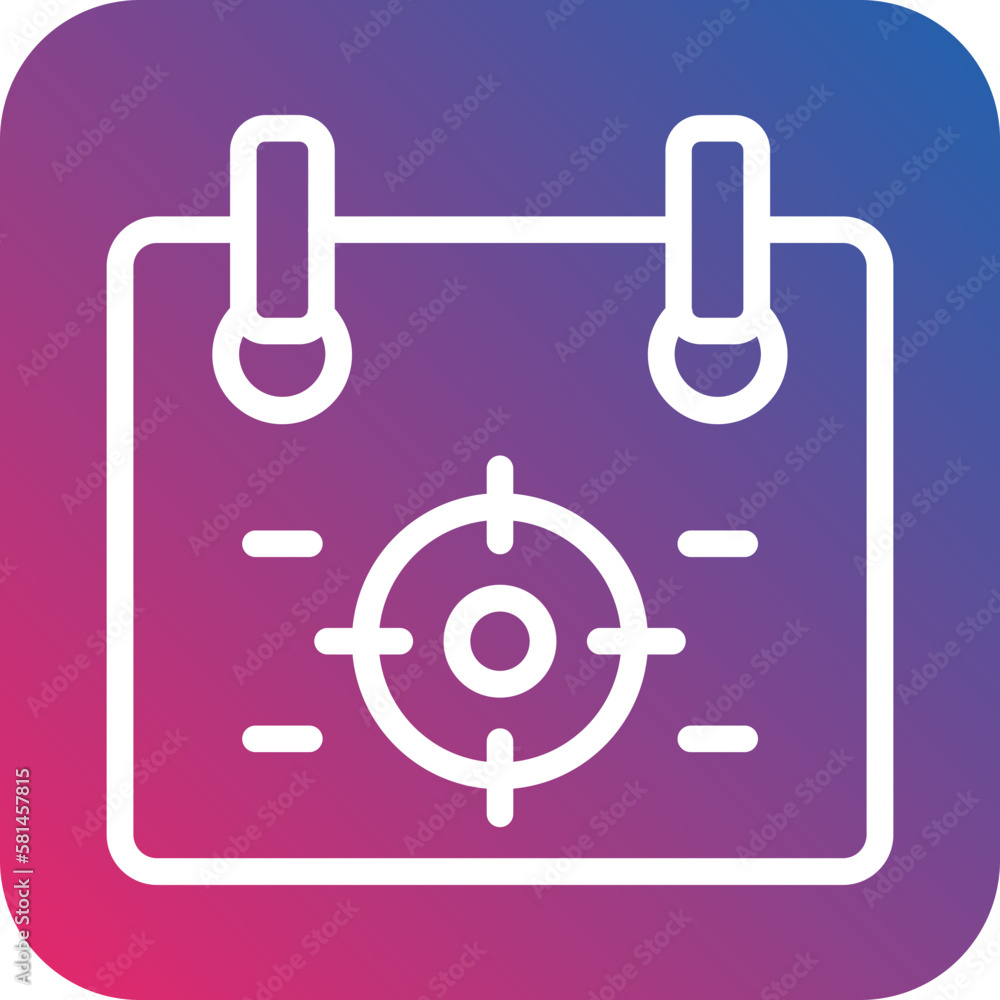Vector Design Target Icon Style Vector Design Target Icon Style