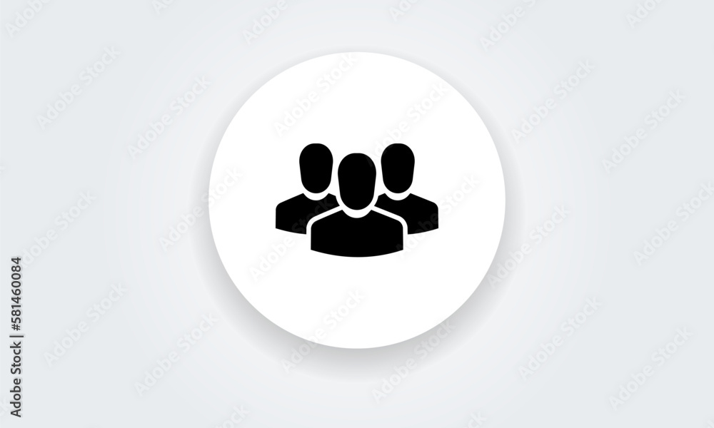 Team people icon, Person Business work symbol, group user simple logo vector illustration Team people icon, Person Business work symbol, group user simple logo vector illustration