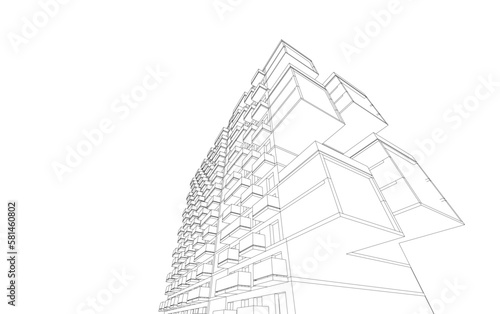 sketch of house