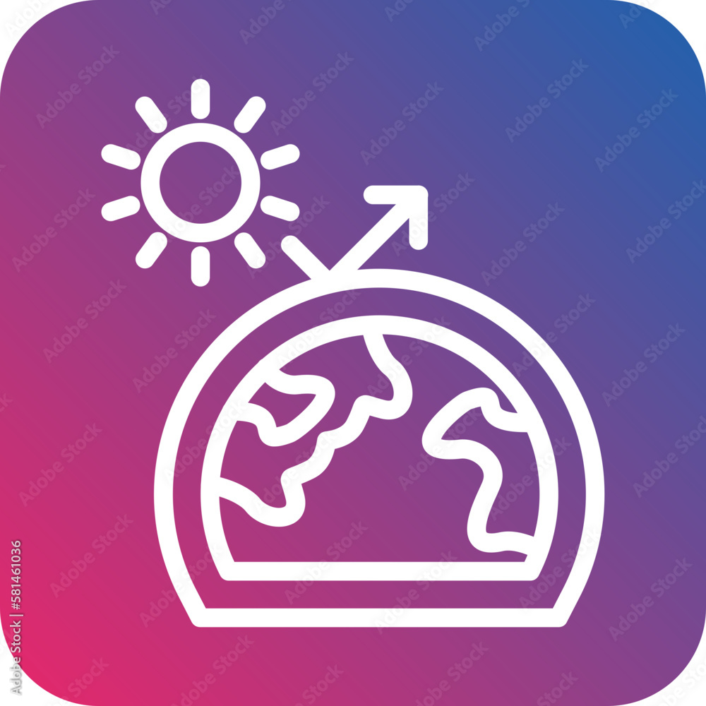 Vector Design Greenhouse Effect Icon Style Vector Design Greenhouse Effect Icon Style