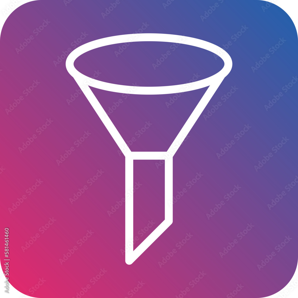Vector Design Funnel Icon Style Vector Design Funnel Icon Style