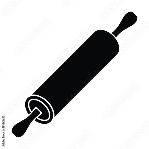 Rolling pin icon vector on trendy design