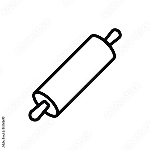 Rolling pin icon vector on trendy design