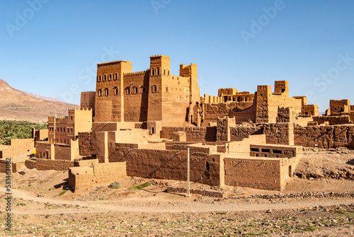 Houses in the kasbah, Morocco  photo