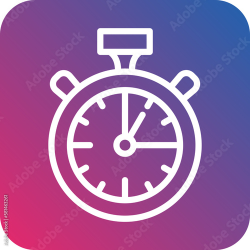 Vector Design Chronometer Icon Style