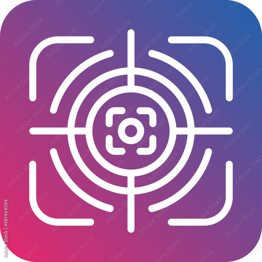 Vector Design Focus Icon Style Vector Design Focus Icon Style