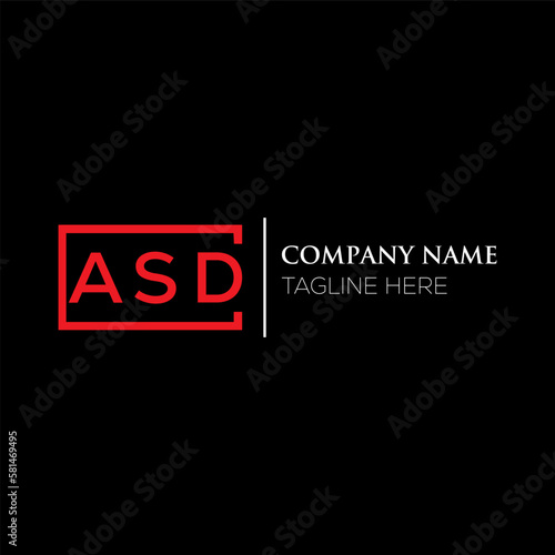 ASD letter logo design on black background. ASD creative initials letter logo concept. ASD letter design. ASD letter design on black background. ASD logo vector.
