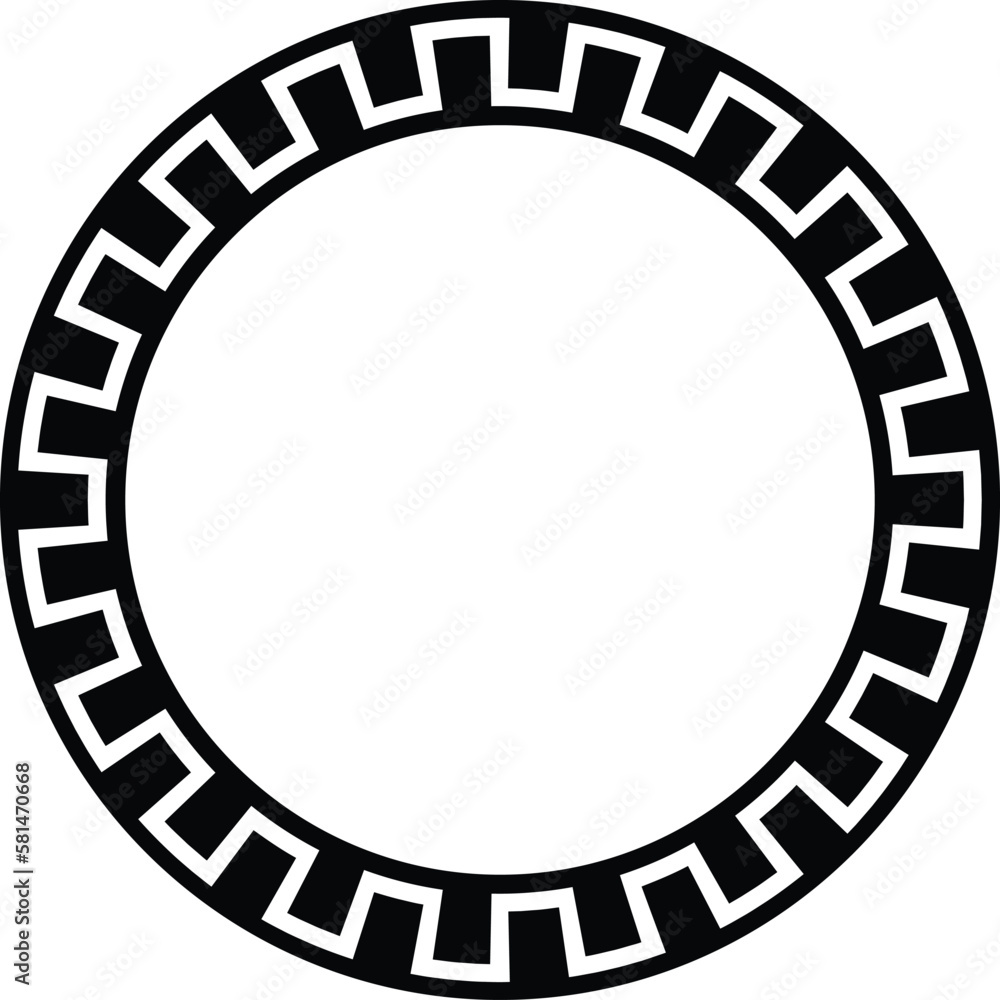 Greek frame vector icon design. Flat icon of ancient frame. Greek frame vector icon design. Flat icon of ancient frame.