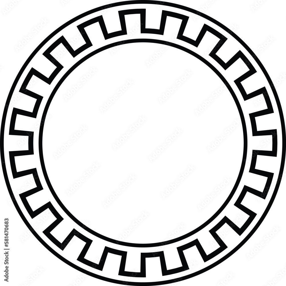 Elegant Greek frame vector icon design in a flat style. A perfect ancient-inspired decorative element for branding, classical designs, and historical-themed projects. Elegant Greek frame vector icon design in a flat style. A perfect ancient-inspired decorative element for branding, classical designs, and historical-themed projects.