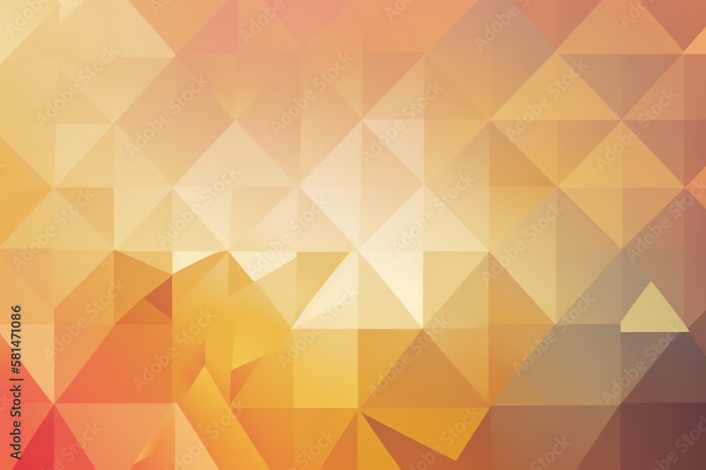 Abstract geometric Pastel orange and white background, generative AI Abstract geometric Pastel orange and white background, generative AI