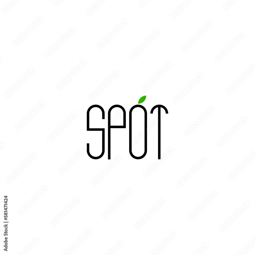 Spot logo vector design template Spot logo vector design template