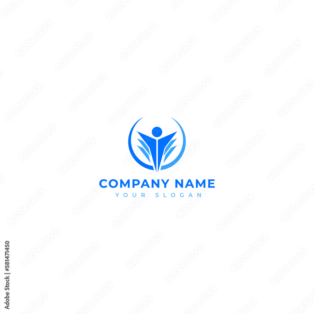 coaching logo vector design template coaching logo vector design template