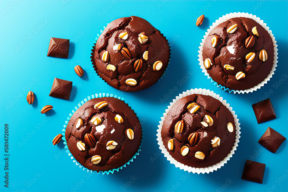 Muffins born on the holiday. AI Generated, Muffins born on the holiday. AI Generated,