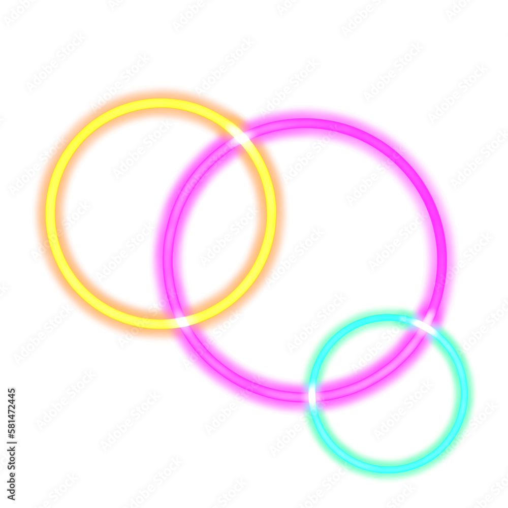 Elements Neon Retro style 80s. Elements Neon Retro style 80s.