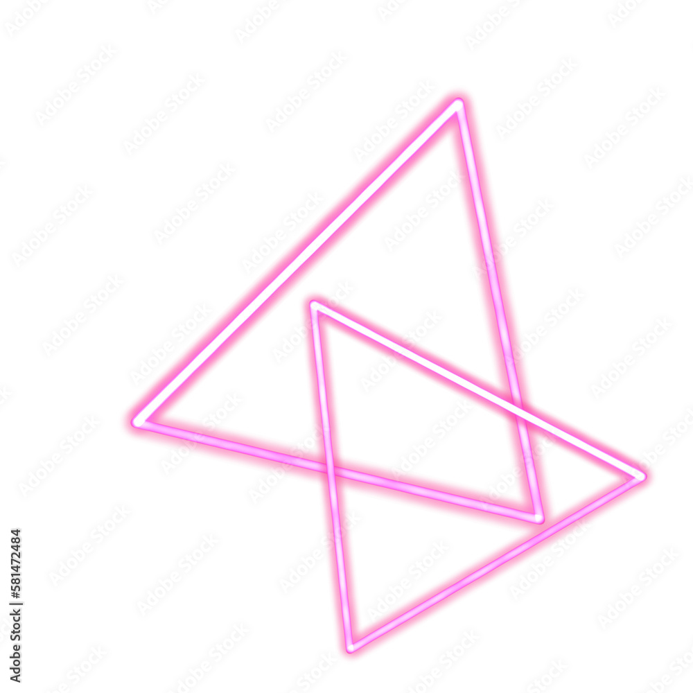 Elements Neon Retro style 80s. Elements Neon Retro style 80s.