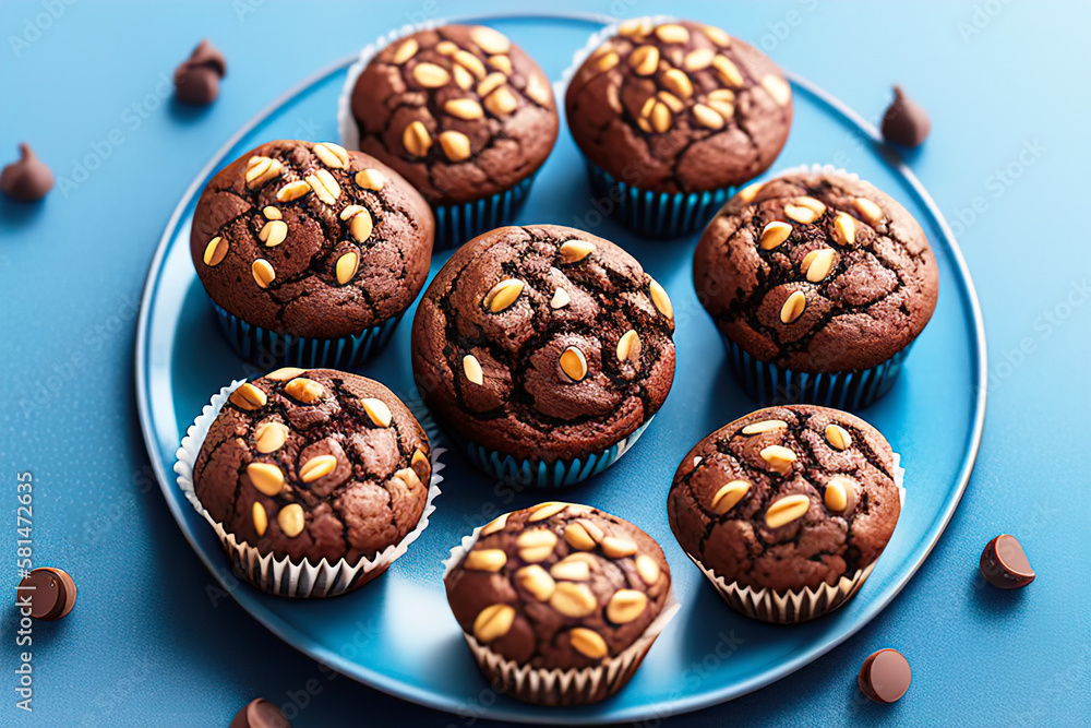 Muffins born on the holiday. AI Generated, Muffins born on the holiday. AI Generated,