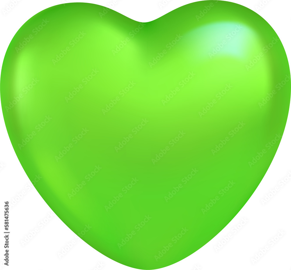 3D render realistic love heart 3D render realistic love heart