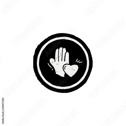 Handmade Icon, Artisanal Icon, Handcrafted Icon. Vector with hand-drawn touch.
