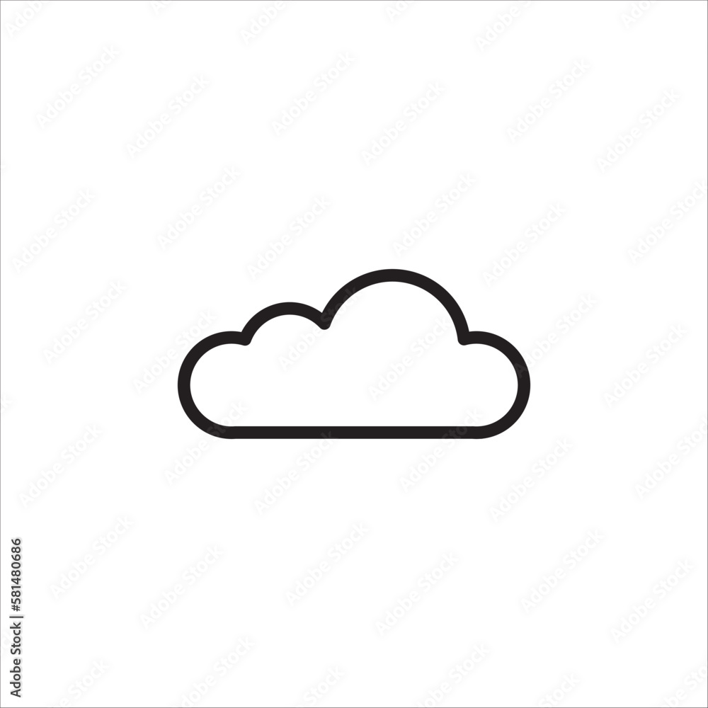 cloud icon vector design cloud icon vector design