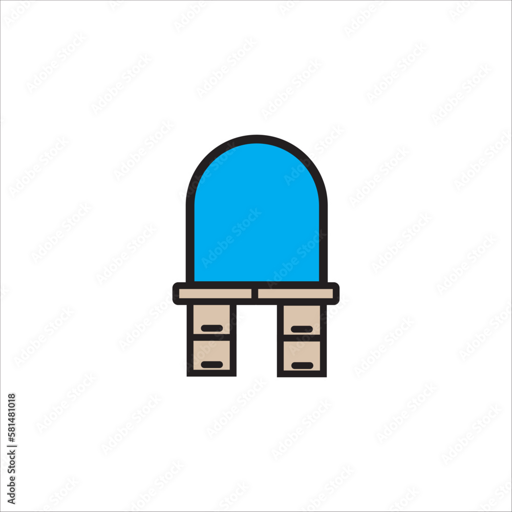 dresser icon vector design dresser icon vector design