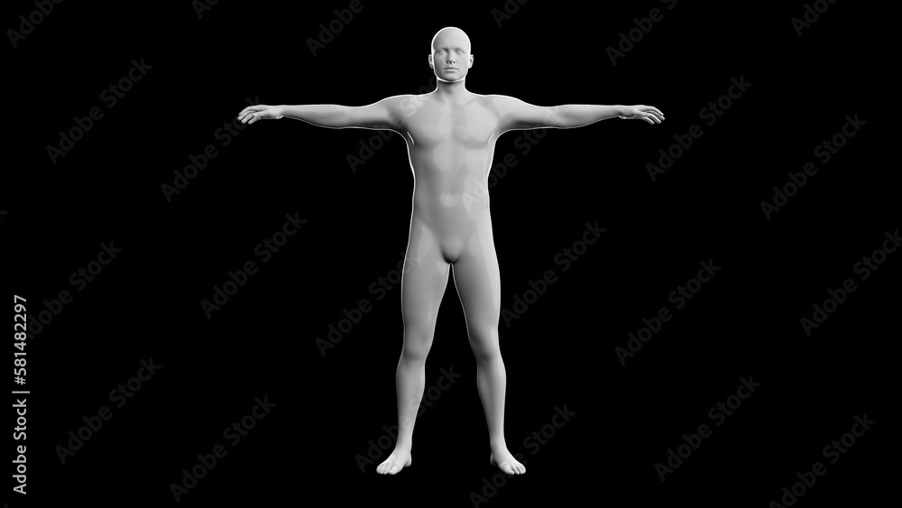 Beautiful young man posing, isolated on black background. 3d illustration (rendering). Plastic shiny mannequin, android, robot. Beautiful young man posing, isolated on black background. 3d illustration (rendering). Plastic shiny mannequin, android, robot.