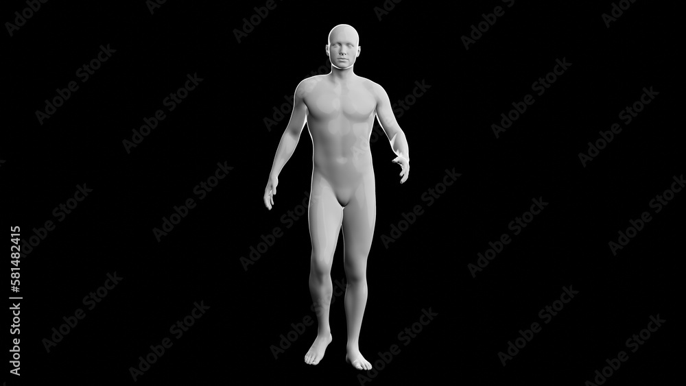 Beautiful young man posing, isolated on black background. 3d illustration (rendering). Plastic shiny mannequin, android, robot. Beautiful young man posing, isolated on black background. 3d illustration (rendering). Plastic shiny mannequin, android, robot.