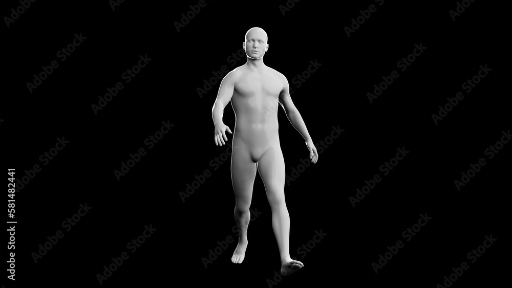 Beautiful young man posing, isolated on black background. 3d illustration (rendering). Plastic shiny mannequin, android, robot. Beautiful young man posing, isolated on black background. 3d illustration (rendering). Plastic shiny mannequin, android, robot.