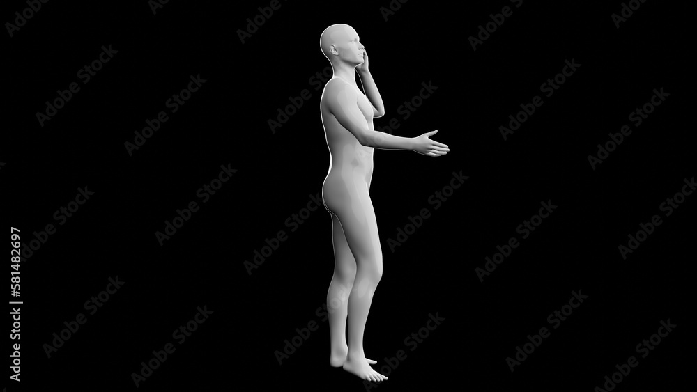 Beautiful young man posing, isolated on black background. 3d illustration (rendering). Plastic shiny mannequin, android, robot. Beautiful young man posing, isolated on black background. 3d illustration (rendering). Plastic shiny mannequin, android, robot.