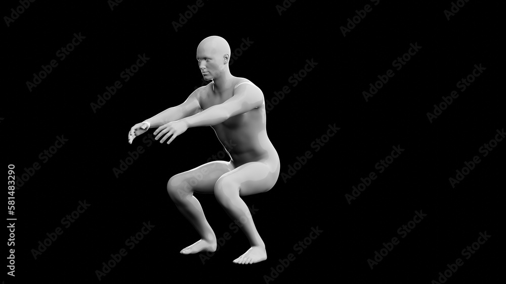 Beautiful young man posing, isolated on black background. 3d illustration (rendering). Plastic shiny mannequin, android, robot. Beautiful young man posing, isolated on black background. 3d illustration (rendering). Plastic shiny mannequin, android, robot.