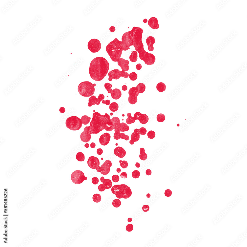 Red watercolor splashes. Grunge drops texture. İnk splash. colorful text space background. isolated png transparency Red watercolor splashes. Grunge drops texture. İnk splash. colorful text space background. isolated png transparency
