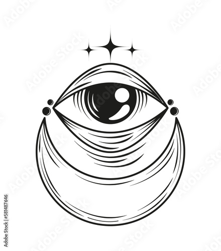 eyeball minimalist tattoo
