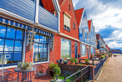 Canvas Print The village of Volendam in the Netherlands