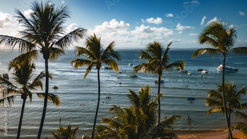 Para  so Tropical Praia Pen  nsula Marau Barra Grande Vilarejo Ponta Muta Bahia Natureza Paisagem Ver  o C  nico Brasileiro Brasil Palmeiras Coqueiros Barcos Esportes Canoa Veleiro Altinha Drone Turismo